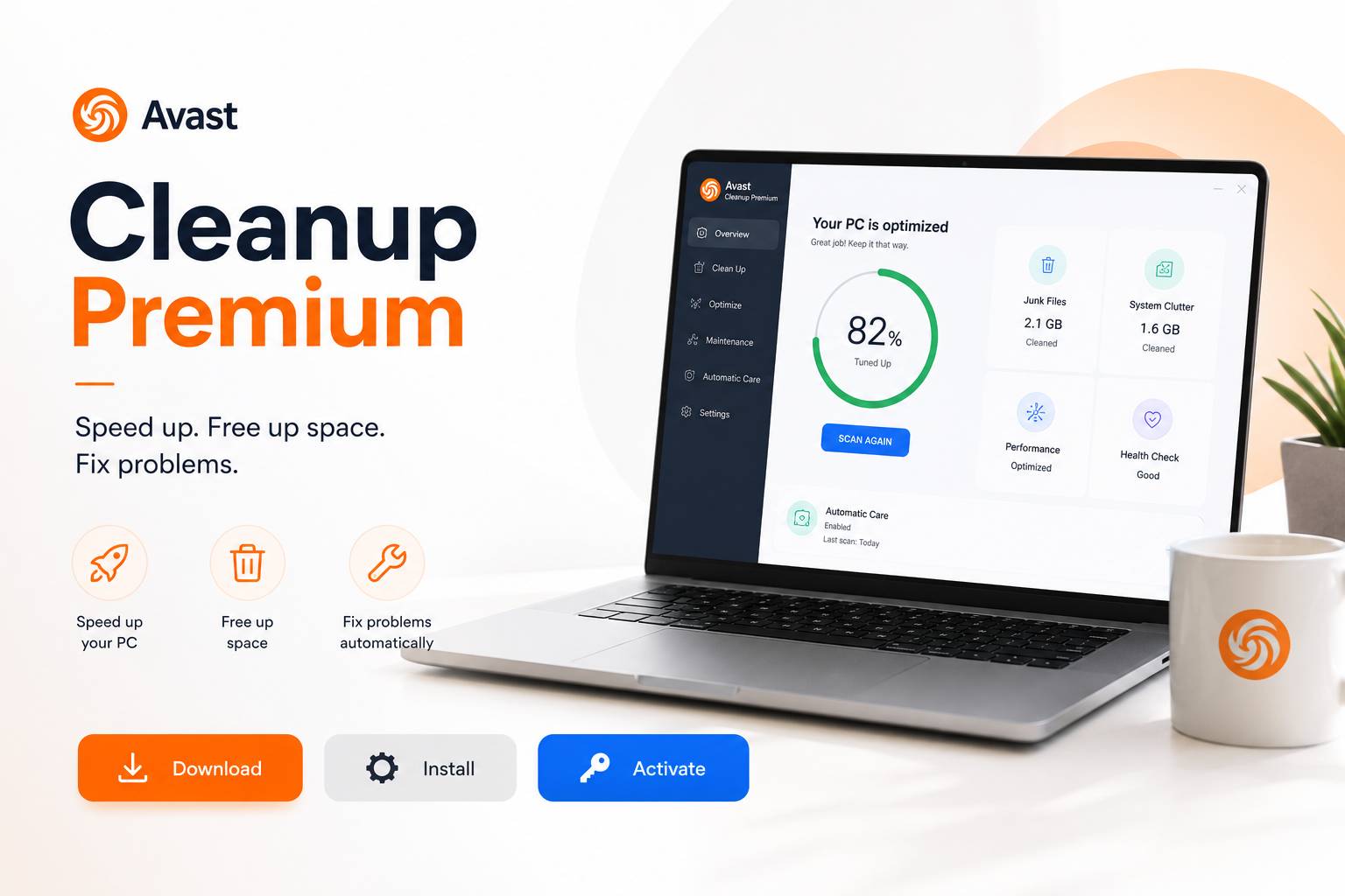 Software Blog :: Come Scaricare, Installare e Attivare Avast Cleanup ...