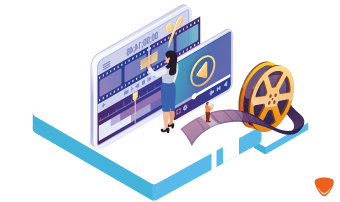 Realizza montaggi video facilmente con un'interfaccia intuitiva