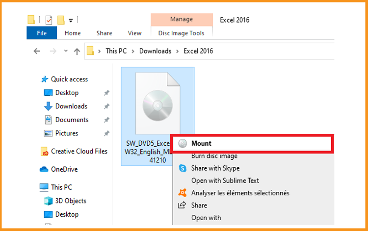 Installare Excel 2016