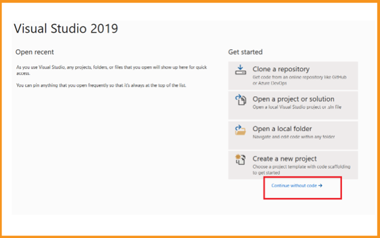 Attivare Visual Studio 2019