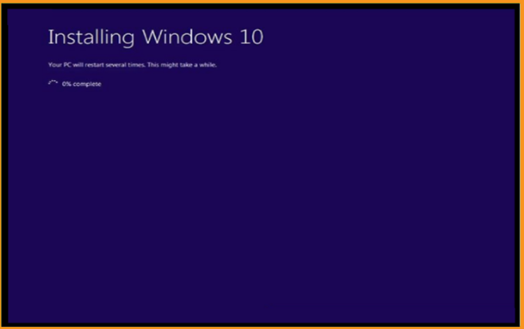 Installare Windows 10