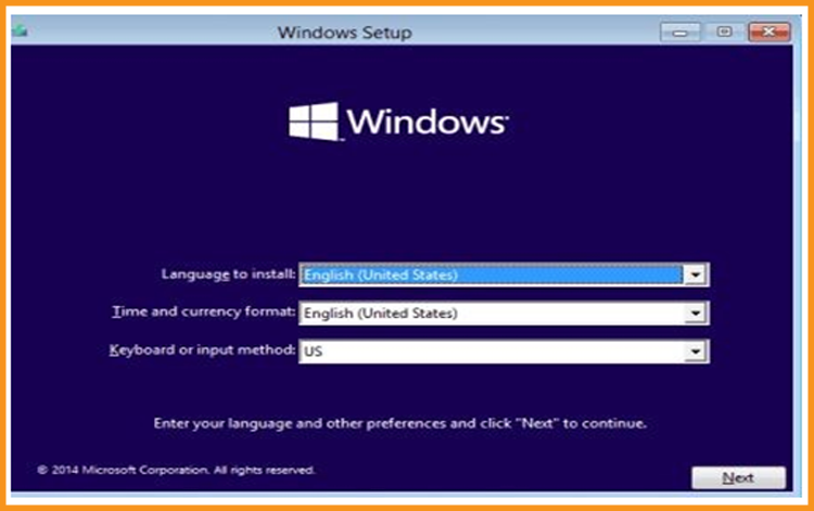 Installare Windows 10