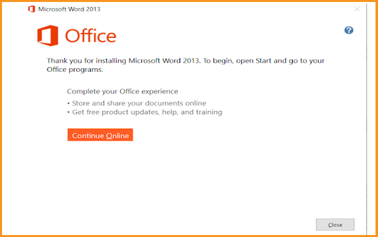 Installare Word 2013