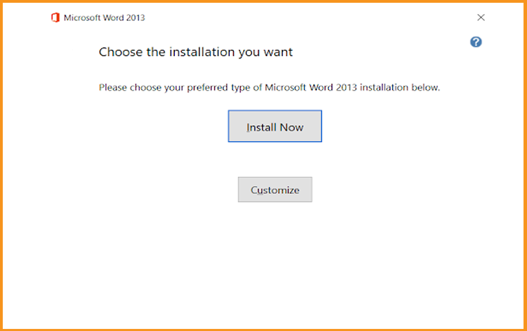 Installare Word 2013