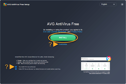 AVG Antivirus per Windows