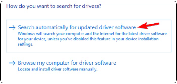 Per aggiornare i vostri driver dal Device Manager