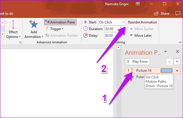 Come scegliere una potente animazione in PowerPoint