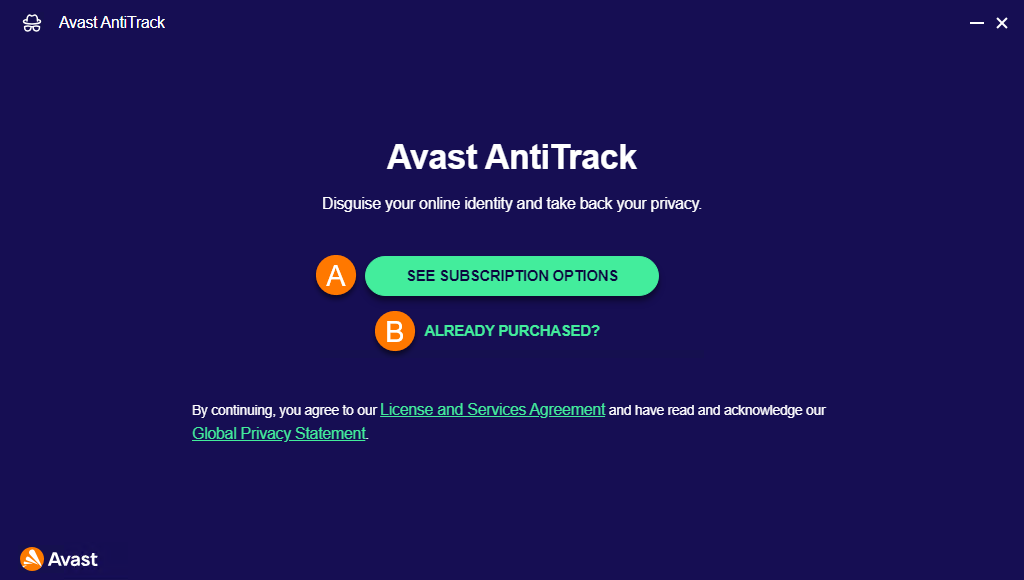 Avast AntiTrack