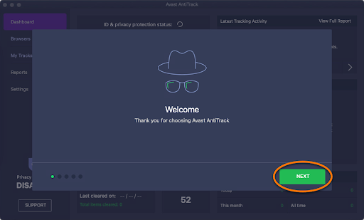 AVG AntiTrack su macOS