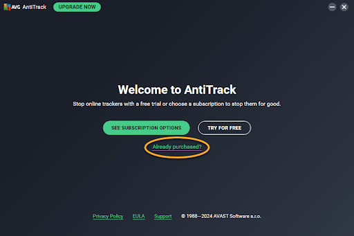 AVG AntiTrack su Windows