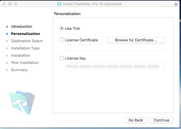 Claris FileMaker Pro 18 Advanced su macOS