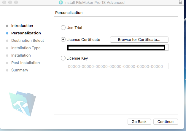 Claris FileMaker Pro 18 Advanced su macOS