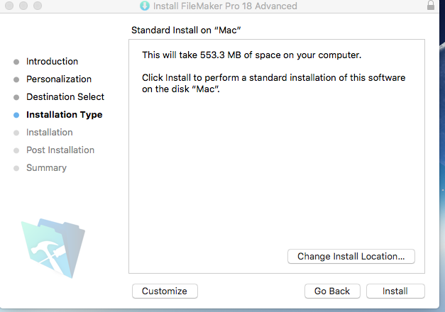 Claris FileMaker Pro 18 Advanced su macOS