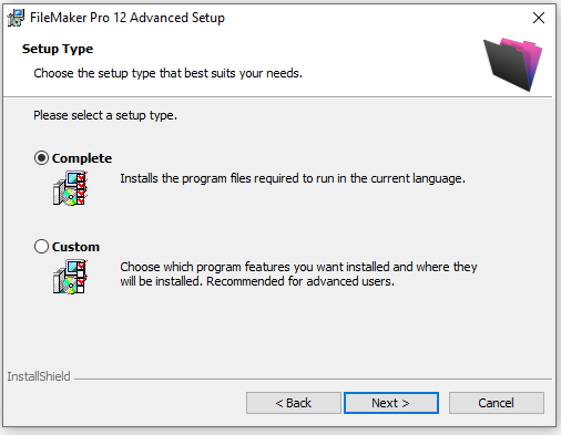 claris FileMaker Windows