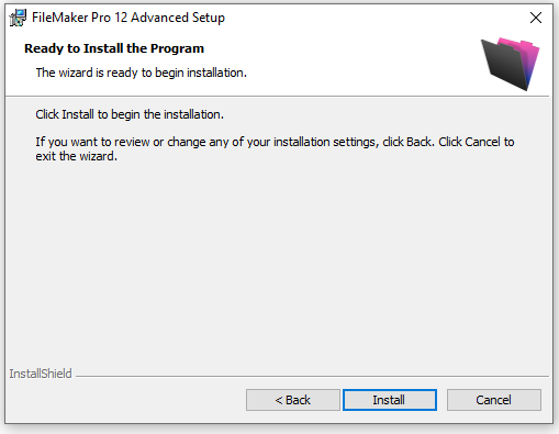 claris FileMaker Windows