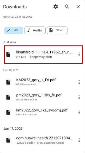 kaspersky android