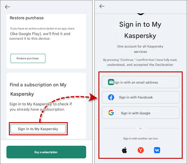 kaspersky android