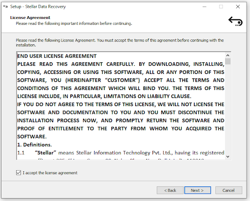 Stellar Data Recovery