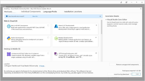 Visual Studio 2026