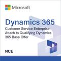 Microsoft Dynamics 365 Customer Service Enterprise Attach to Qualifying Dynamics 365 Base Offer (NCE), image 