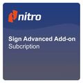 Nitro Sign Advanced Add-on, Runtime: 1 anno, Users: 1-10 Users, image 