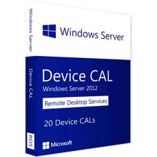 Windows Server 2012 RDS - 20 Device CALs, Client Access Licenses: 20 CALs, image 