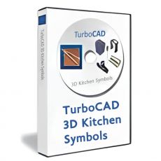 TurboCAD 3D Kitchen Symbols Pack, English, image 