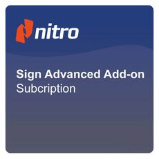 Nitro Sign Advanced Add-on, Runtime: 1 anno, Users: 1-10 Users, image 