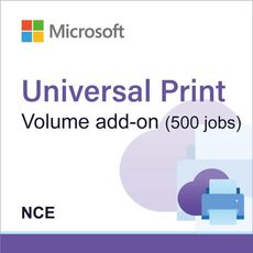 Microsoft Universal Print volume add-on (500 jobs) (NCE), image 