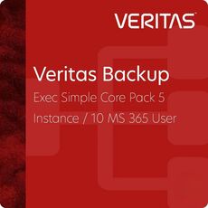 Veritas Backup Exec Simple Core Pack 5 Instance / 10 MS 365 User, image 