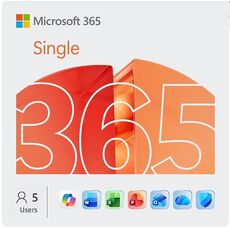 Microsoft 365 Single– 1 persona, fino a 5 dispositivi, abbonamento 1 anno – App Office con Copilot e 1 TB di archiviazione cloud, image 