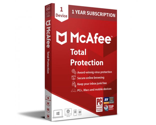Mcafee Total Protection 2023-2024, Runtime: 1 anno, Device: 1 Device, image 