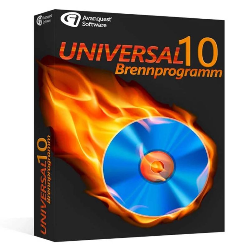 Avanquest Universal burning program, image 