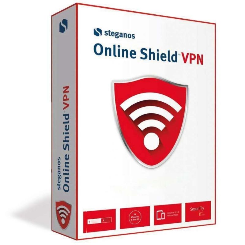 Steganos Online Shield VPN, Runtime: 1 anno, Dispositivo : 5 Dispositivi, image 