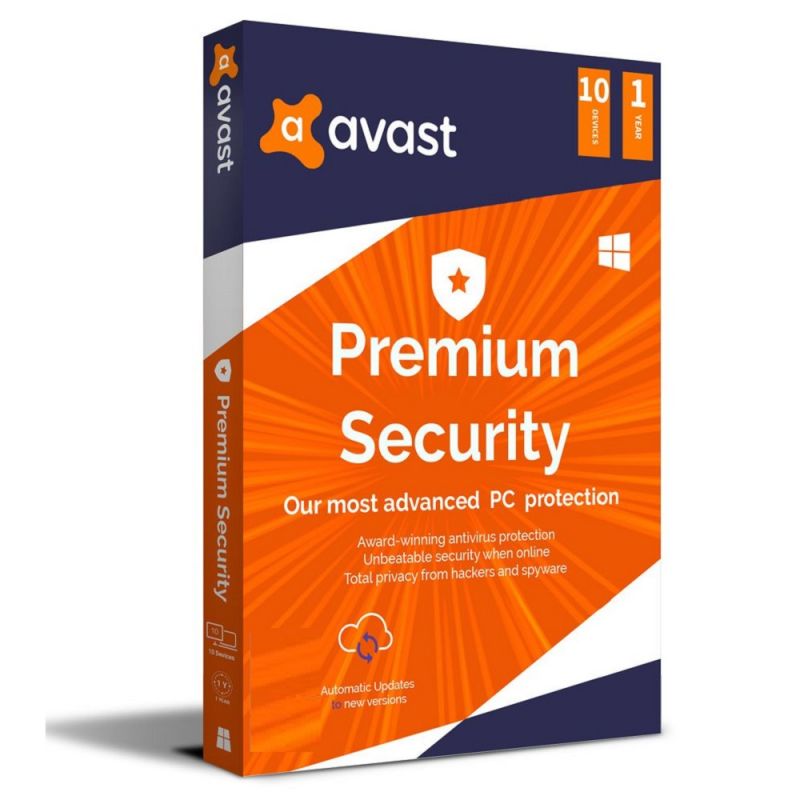 Avast Premium Security 2026-2027, Runtime: 1 anno, Dispositivo : 10 Dispositivi, image 