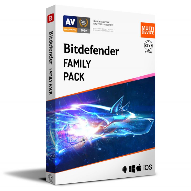 Bitdefender Family Pack 2026-2029, Runtime: 3 anni, Dispositivo : 15 Dispositivi, image 