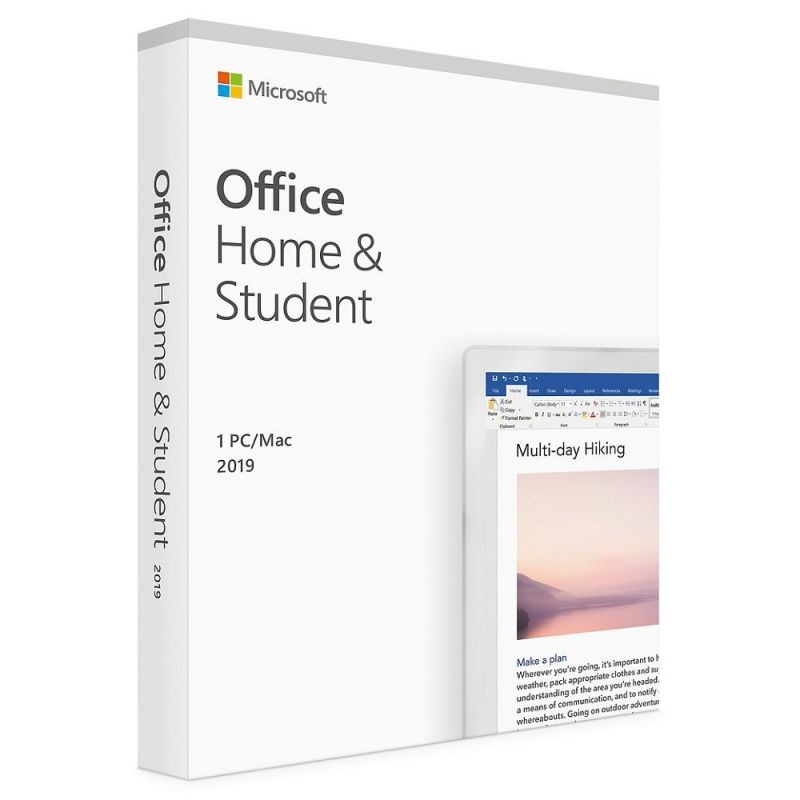 Office 2019 Home and Student Per Mac