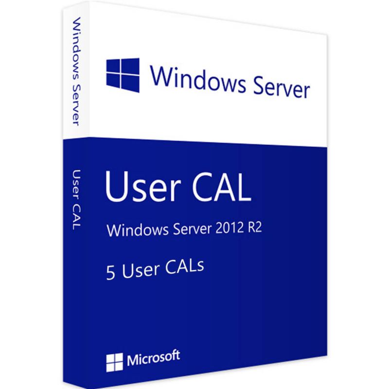 Windows Server 2012 R2 - 5 User CALs