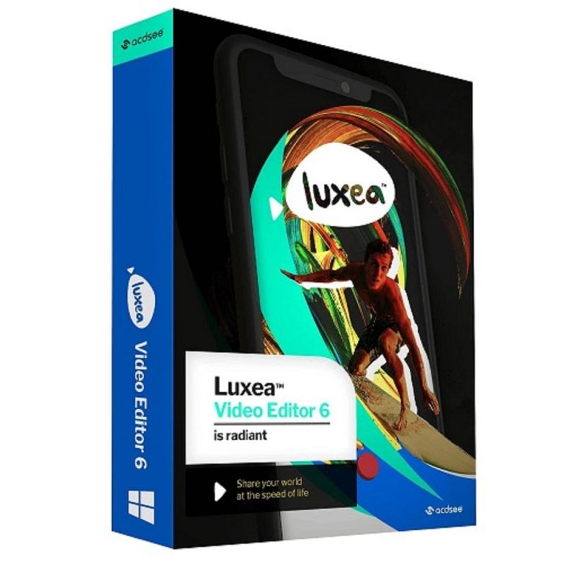 ACDSee Luxea Video Editor 6, Tipo di licenza: Nuovo, lingua: Inglese, image 