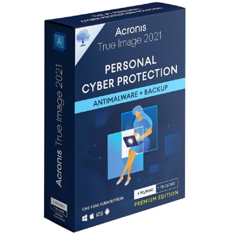 Acronis True Image 2021 Premium inclus 1 TB Cloud, Dispositivo : 1 Dispositivo , image 