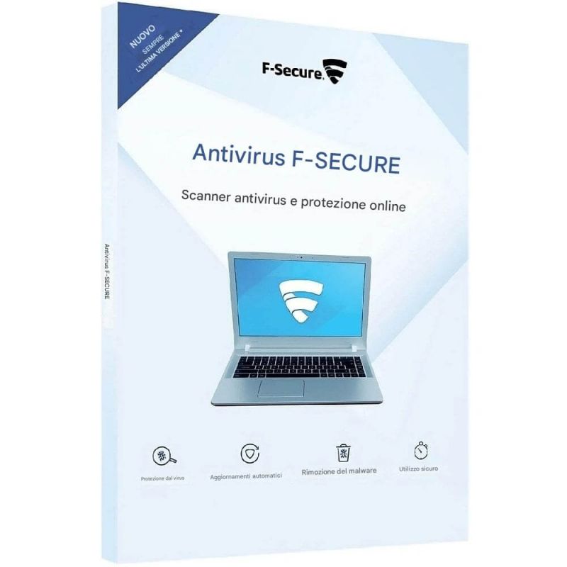 F-Secure Antivirus 2026-2027, Runtime: 1 anno, Dispositivo : 5 Dispositivi, image 