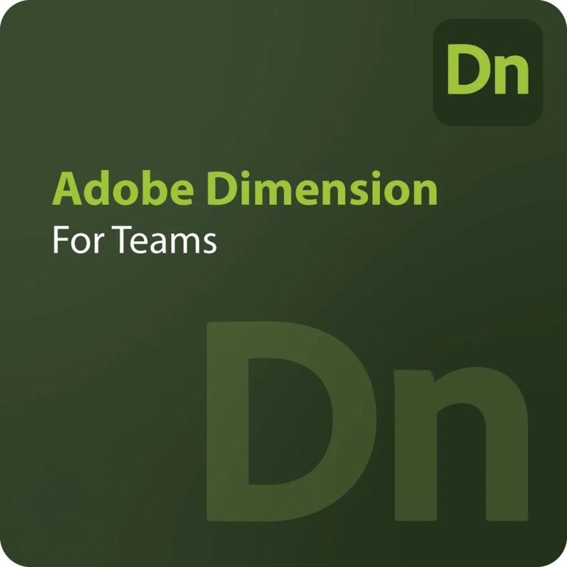 Adobe Dimension per teams, image 