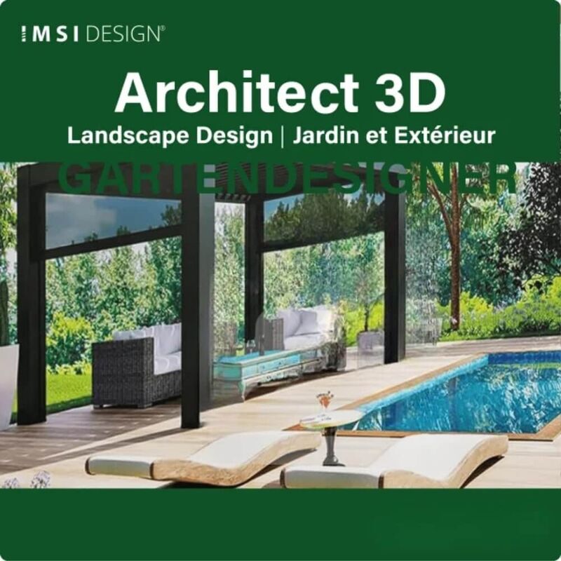 Architect 3D 24 Garden Design, Tipo di licenza: Nuovo, lingua: Inglese, image 