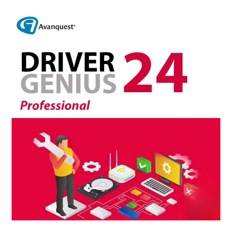 Avanquest Driver Genius 24 Professional, Runtime: 1 anno, Dispositivo : 3 Dispositivi, image 
