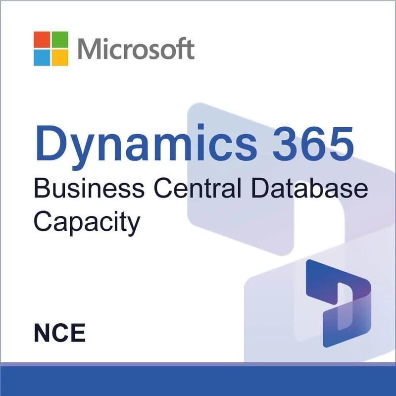 Microsoft Dynamics 365 Business Central Database Capacity (NCE), image 