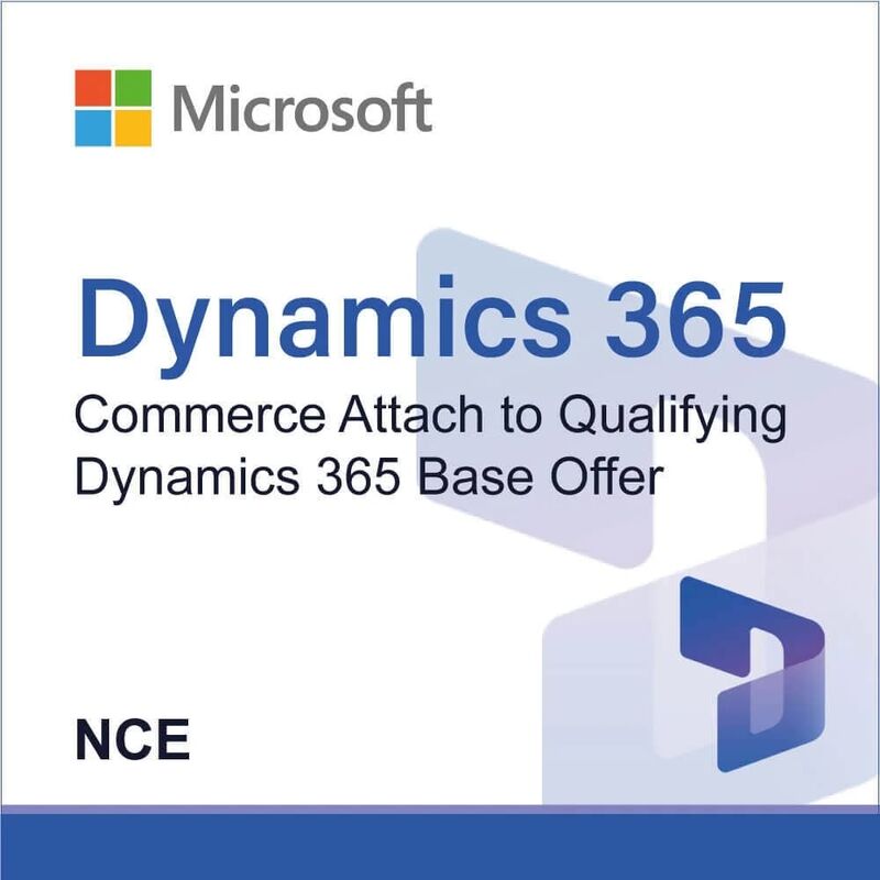 Microsoft Dynamics 365 Commerce Attach to Qualifying Dynamics 365 Base Offer (NCE), image 