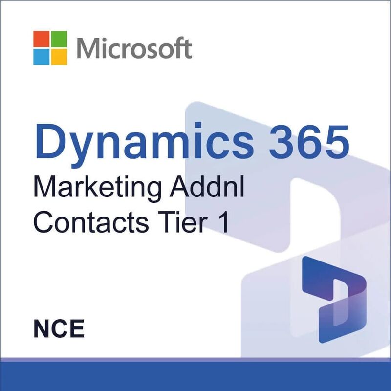 Dynamics 365 Marketing Addnl Contacts Tier 1 (NCE), image 