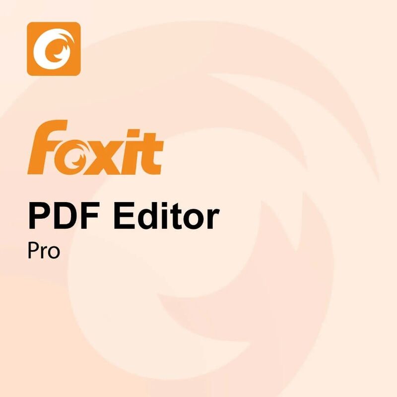Foxit PDF Editor PRO Maintenance Contract, image 