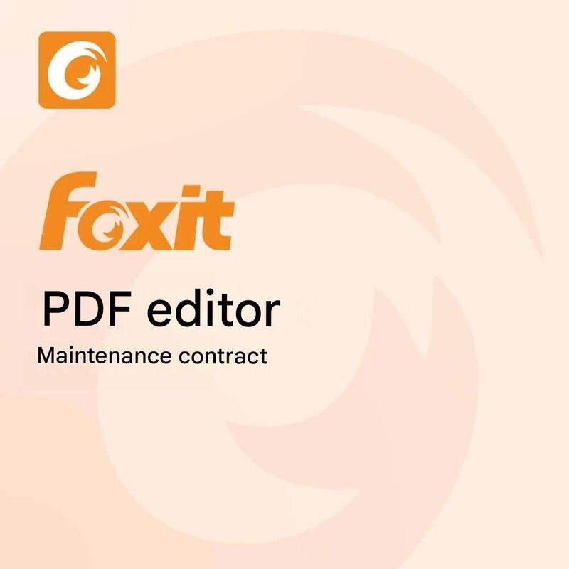 Maintenance for Foxit PDF Editor +, image 