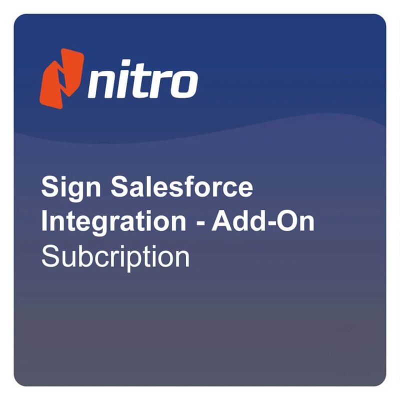 Nitro Sign Salesforce Integration - Add-On, image 
